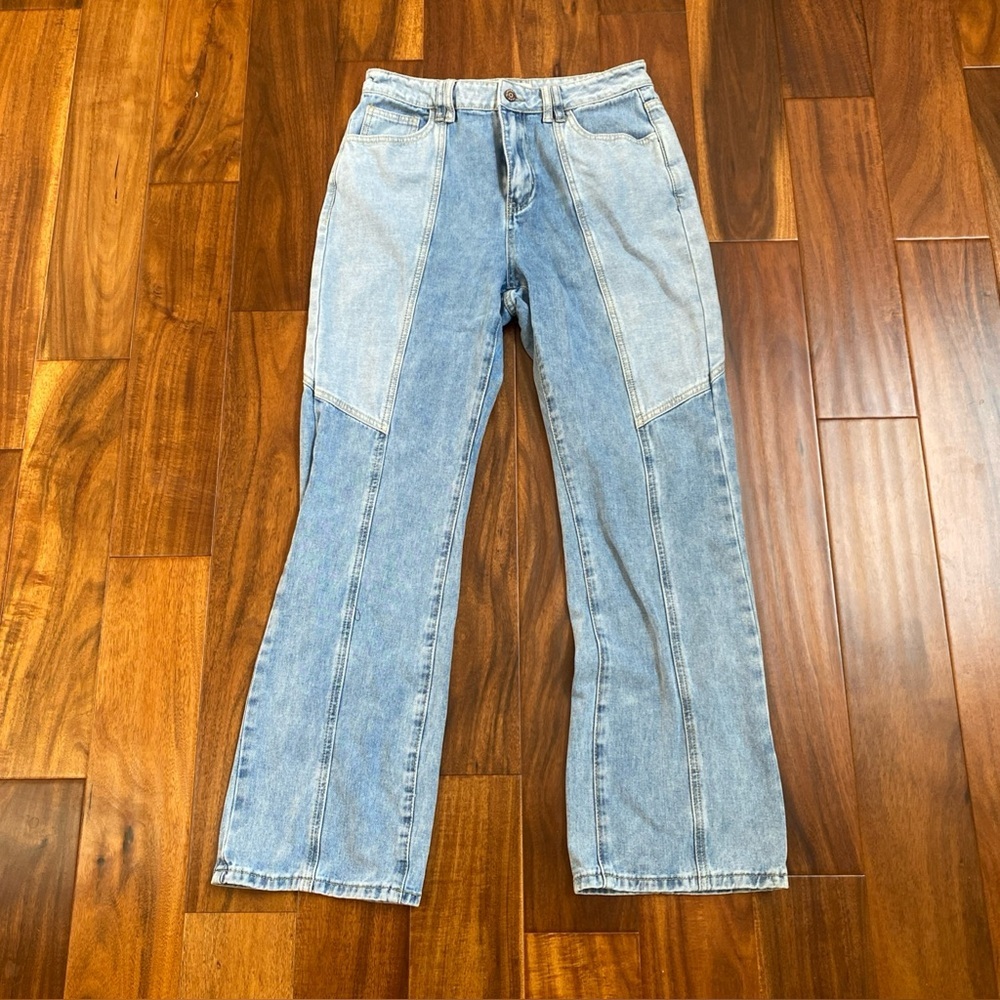 Sincerely Jules High Rise Two-Tone Jeans